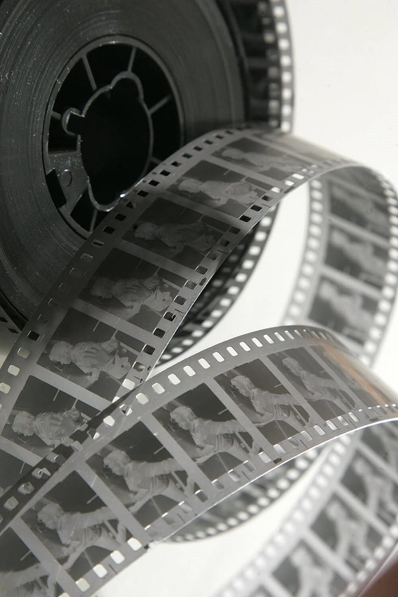 Movie set behind the scenes